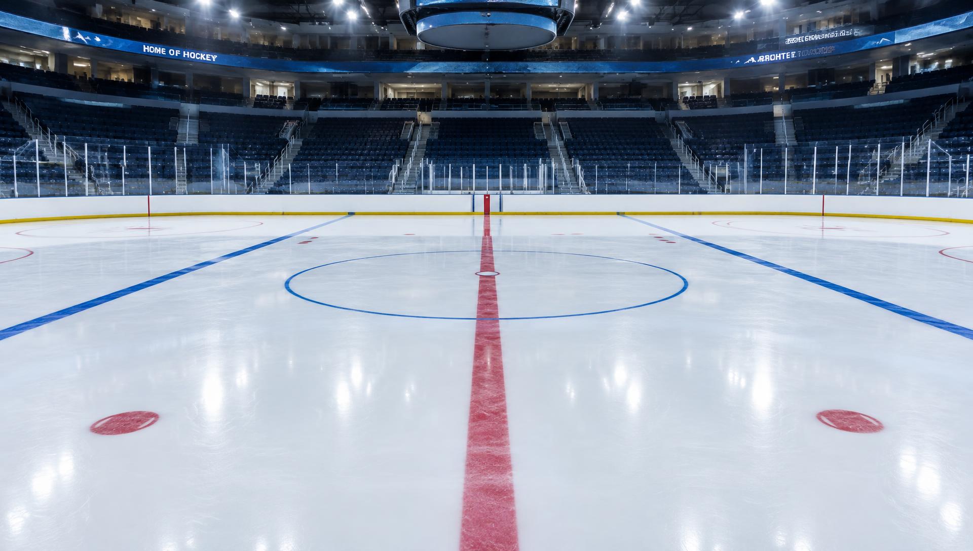 Hockey ice rink