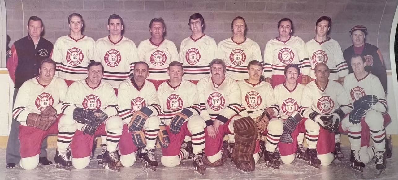Toronto Fire Services Local 113 hockey club, 1974